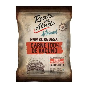 HAMBURGUESA ARTESANAL RECETA DEL ABUELO 150 GRS