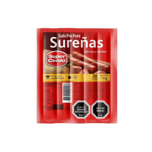 SALCHICHA SUREÑA SUPER CERDO 20 UN