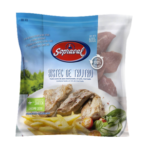 BISTEC DE TRUTRO PAVO SOPRAVAL 600GRS