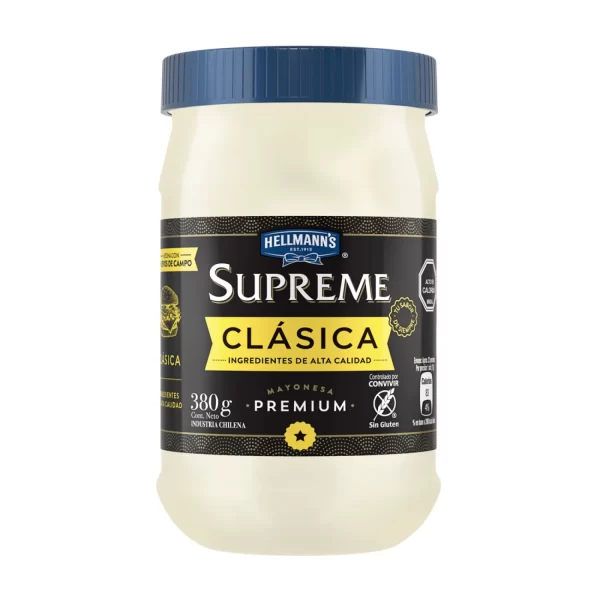 MAYONESA SUPRIME CLASICA 380 GRS