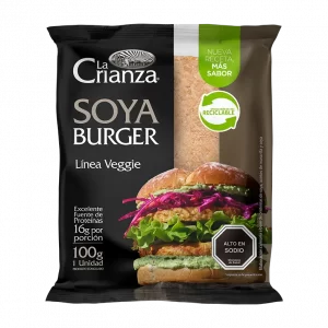 HAMBURGUESA DE SOYA 100 GRS LA CRIANZA