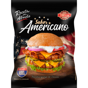 HAMBURGUESA AMERICANA PREMIUM LA CRIANZA 120 GRS