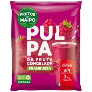PULPA FRAMBUESA 1KILO FRUTOS DEL MAIPO
