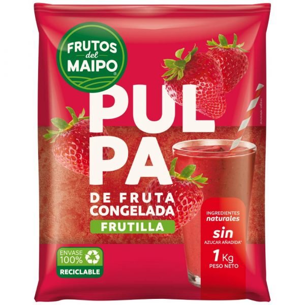 PULPA FRUTILLA 1KILO FRUTOS DEL MAIPO
