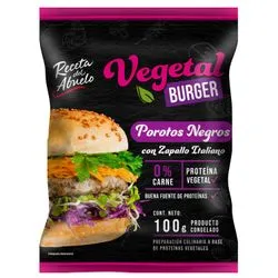 HAMBURGUESA POROTO NEGRO 100 GRS RECETA DEL ABUELO