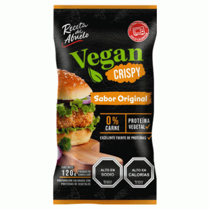 HAMBURGUESA VEGAN GRISPY RECETA DEL ABUELO