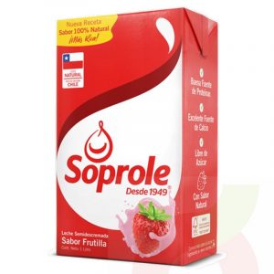 LECHE SOPROLE FRUTILLA 1 LT