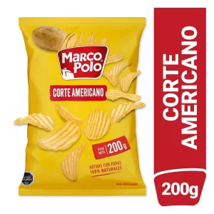 PAPAS FRITAS CORTE AMERICANO 200 GRS