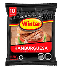 HAMBURGUESA WINTER 10 UNIDADES